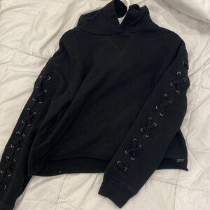 Marc New York black fashion hoodie